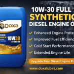 10W-30 diesel engine oil full synthetic DOXA container